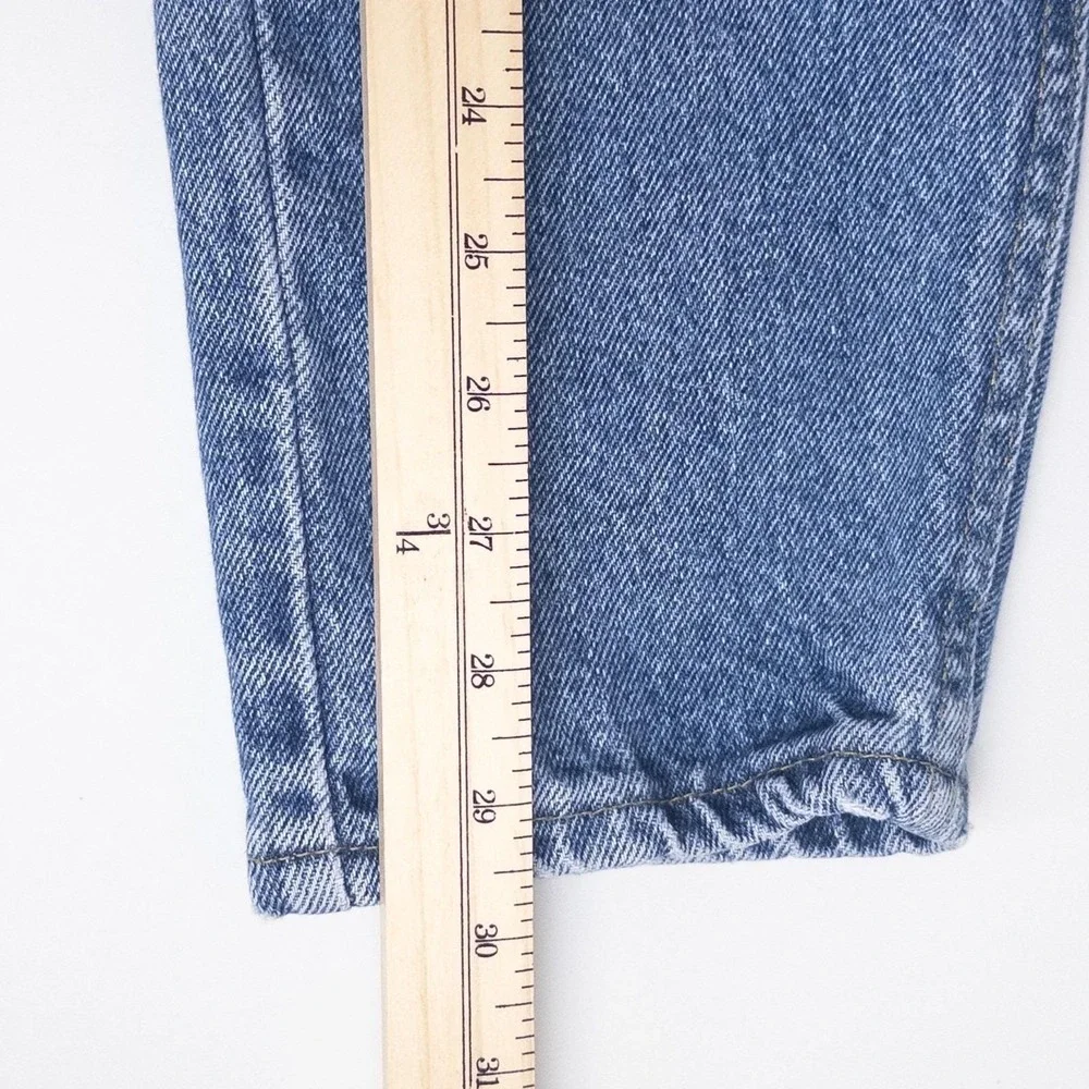 Vintage 90s Lee High Rise Denim Jeans Medium‎ Wash Kids Size 8